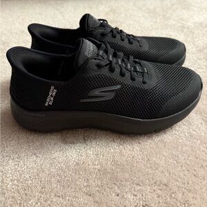 Skechers Black Athletic Shoes